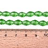 Transparent Glass Beads Strands GLAA-N071-01A-A10-4