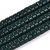 Opaque Solid Color Glass Beads Strands LS-GLAA-N026-3x6mm-10-1