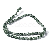 Natural Green Spot Jasper Beads Strands G-Z006-A22-3