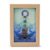 Yoga Gemstone Chakra Picture Frame Stand DJEW-F021-05E-1
