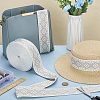 Ethnic Style Polyester Ribbon OCOR-WH0105-092C-4