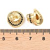 Brass Micro Pave Cubic Zirconia Pendants KK-C162-071G-3
