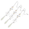 3Pcs Alloy Planet Moon Hanging Ornaments HJEW-TA00367-2
