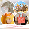 2Pcs Bowknot Heart Plastic Pendant Decorations DIY-BBC0002-28A-5