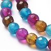 Natural Agate Beads Strands G-G580-6mm-18A-8