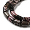 Natural Rhodonite Beads Strands G-M420-E07-03-4