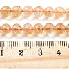 Natural Citrine Beads Strands X-G-S150-09-6mm-5