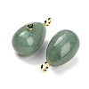 Natural Green Aventurine Pendants GG-CBA4625-02G-02-2