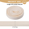 Cloth Cord for Women's Wedding Dress Zipper Replacement OCOR-WH0046-33-2