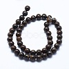 Natural Bronzite Bead Strands X-G-P370-05-8mm-2