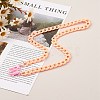 Personalized Acrylic Curb Chain Necklaces NJEW-JN03515-04-2