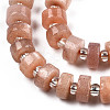 Natural Sunstone Beads Strands G-N327-07L-3