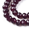 Baking Paint Imitation Jade Glass Bead Strands DGLA-A034-J2MM-A02-3