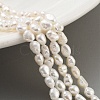 Natural Keshi Pearl Cultured Freshwater Pearl Beads Strands PEAR-P062-25E-X-1