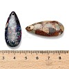 Dyed Natural Imperial Jasper Pendants G-H355-03-3