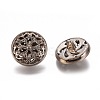 Alloy Shank Buttons BUTT-WH0014-05B-1