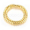 Electroplated Non-magnetic Synthetic Hematite Beads Strands G-P423-13B-G-1