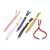 Cotton Cord Bracelet Making KK-F758-03-G-1