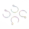 Ion Plating(IP) 304 Stainless Steel Earring Hooks X-STAS-L216-02A-M-1