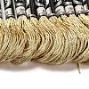 10 Skeins 12-Ply Metallic Polyester Embroidery Floss OCOR-Q057-A14-2