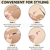 12Pcs 6 Colors Imitation Metal Line Nail Art Stickers MRMJ-OC0003-93-4