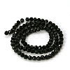 Faceted Glass Round Beads Strands X-GF4mmC27-2