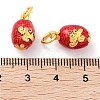 Alloy Enamel Charms ENAM-A001-01C-3