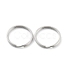 Non-Tarnish 304 Stainless Steel Split Key Rings STAS-Q314-02C-P-1