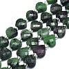 Natural Ruby in Zoisite Beads Strands G-K245-P01-02-1