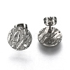 Non-Tarnish 304 Stainless Steel Stud Earring Findings STAS-I157-11B-P-2