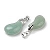 Natural Green Aventurine Pendants G-NH0025-14P-11-2