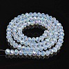 Electroplate Glass Beads Strands LS-EGLA-A034-J4mm-L07-2