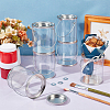 Clear Plastic Party Favor Cans CON-WH0086-220-4