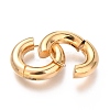 202 Stainless Steel Huggie Hoop Earrings X-EJEW-O087-08C-G-2