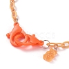 Personalized ABS Plastic Cable Chain Necklaces NJEW-JN03220-4