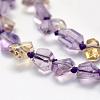 Natural Ametrine Beads Strands G-K202-25-3