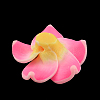 Handmade Polymer Clay 3D Flower Plumeria Beads X-CLAY-Q192-15mm-10-2