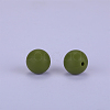Round Silicone Focal Beads SI-JX0046A-137-2