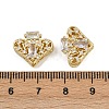 Brass Pave Cubic Zirconia Multi-strand Links ZIRC-F145-09G-01-3