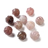 Natural Madagascar Rose Quartz Carved Beads GG-CBABD99-01A-1