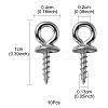 304 Stainless Steel Screw Eye Pin Peg Bails STAS-YW0001-45-4
