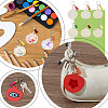 24Pcs Wood Keychain KEYC-OC00009-5