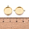 304 Stainless Steel Connector Cabochon Settings STAS-Q113-33A-G-3