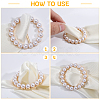 12Pcs 4 Styles Alloy Resin Buckle Clasps FIND-GL0002-20-4