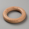 Unfinished Natural Wood Linking Rings WOOD-WH20010-02D-2