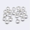 925 Sterling Silver Split Jump Rings STER-F036-01S-0.6x6mm-1