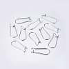 Tarnish Resistant 304 Stainless Steel Hoop Earrings STAS-L198-15A-P-1