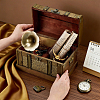 Retro Wood Jewelry Set Storage Organizer Boxes with Clasps CON-WH0115-96A-3
