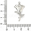 Brass Micro Pave Cubic Zirconia Enhancer Shortener Bails KK-F934-07E-P-3