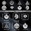DIY 16Pcs 8 Style Rack Plating 304 Stainless Steel Pendants STAS-SC0004-81-2